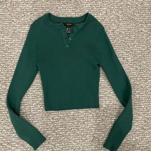 Womens Forever 21 Cropped Sweater